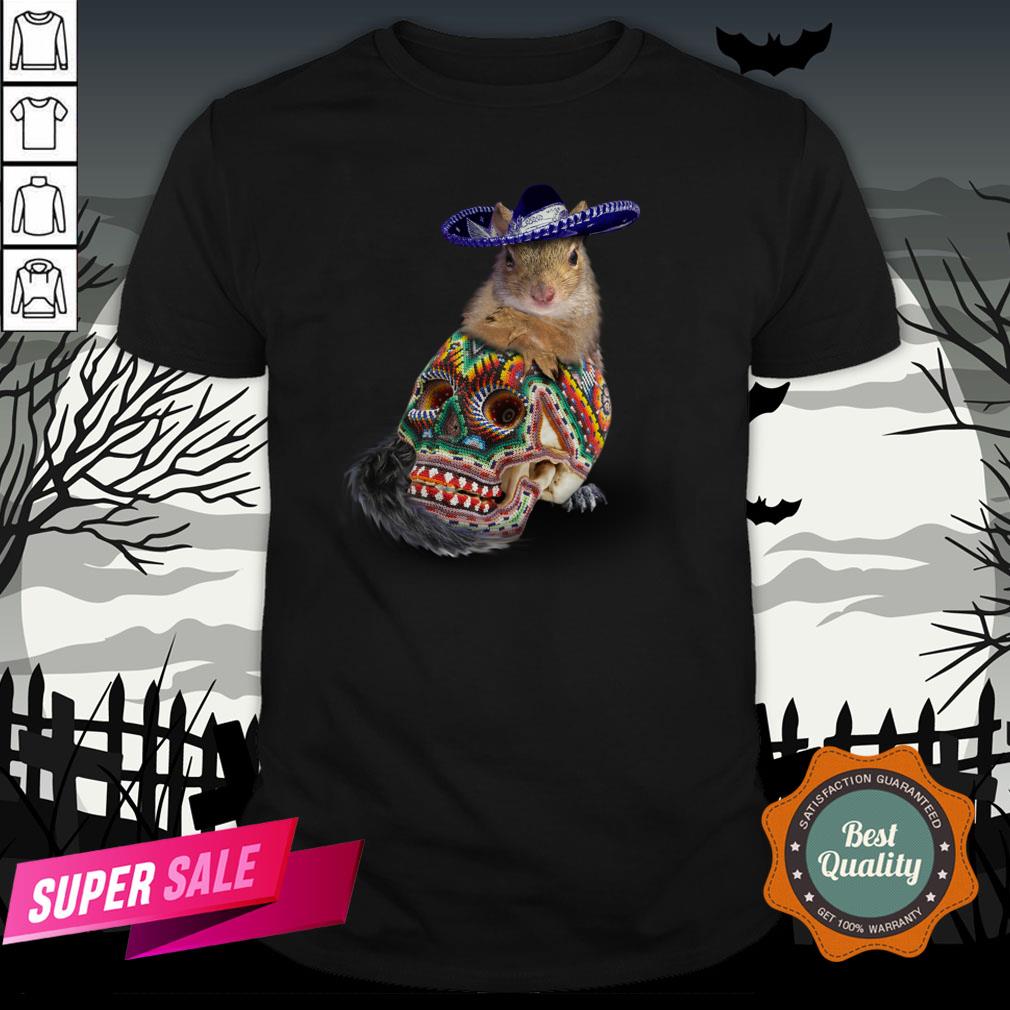Day Of The Dead Squirrel Sugar Skull Halloween Shirt Day Of The Dead Squirrel Sugar Skull Halloween Shirt