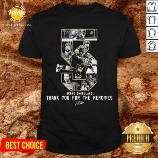 Deryk Engelland Thank You For The Memories Signature Shirt