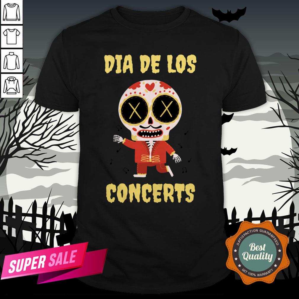 Dia De Los Concerts Day Of The Dead Sugar Skull Shirt Dia De Los Concerts Day Of The Dead Sugar Skull Shirt