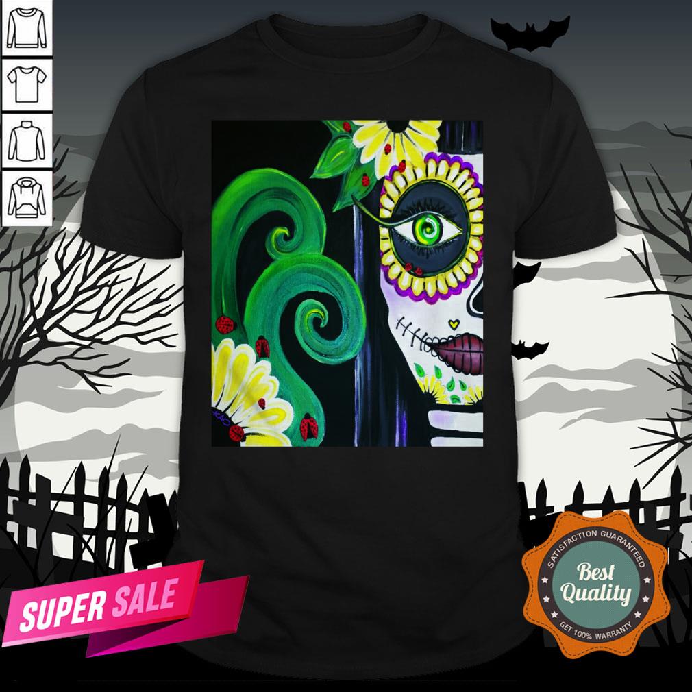 Dia De Los Muertos Day Dead Daisy & Her Ladybugs Shirt Dia De Los Muertos Day Dead Daisy & Her Ladybugs Shirt