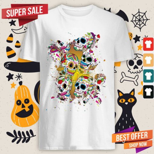 Dia De Muertos Day Of The Dead Sugar Skulls Shirt