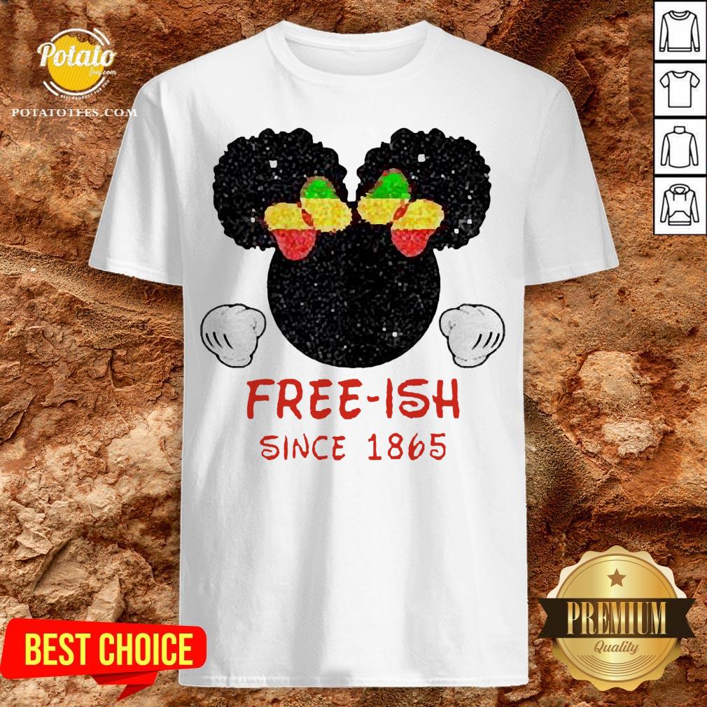 Disney Minnie Mouse Black Free-ish Since 1865 Shirt Disney Minnie Mouse Black Free-ish Since 1865 Shirt