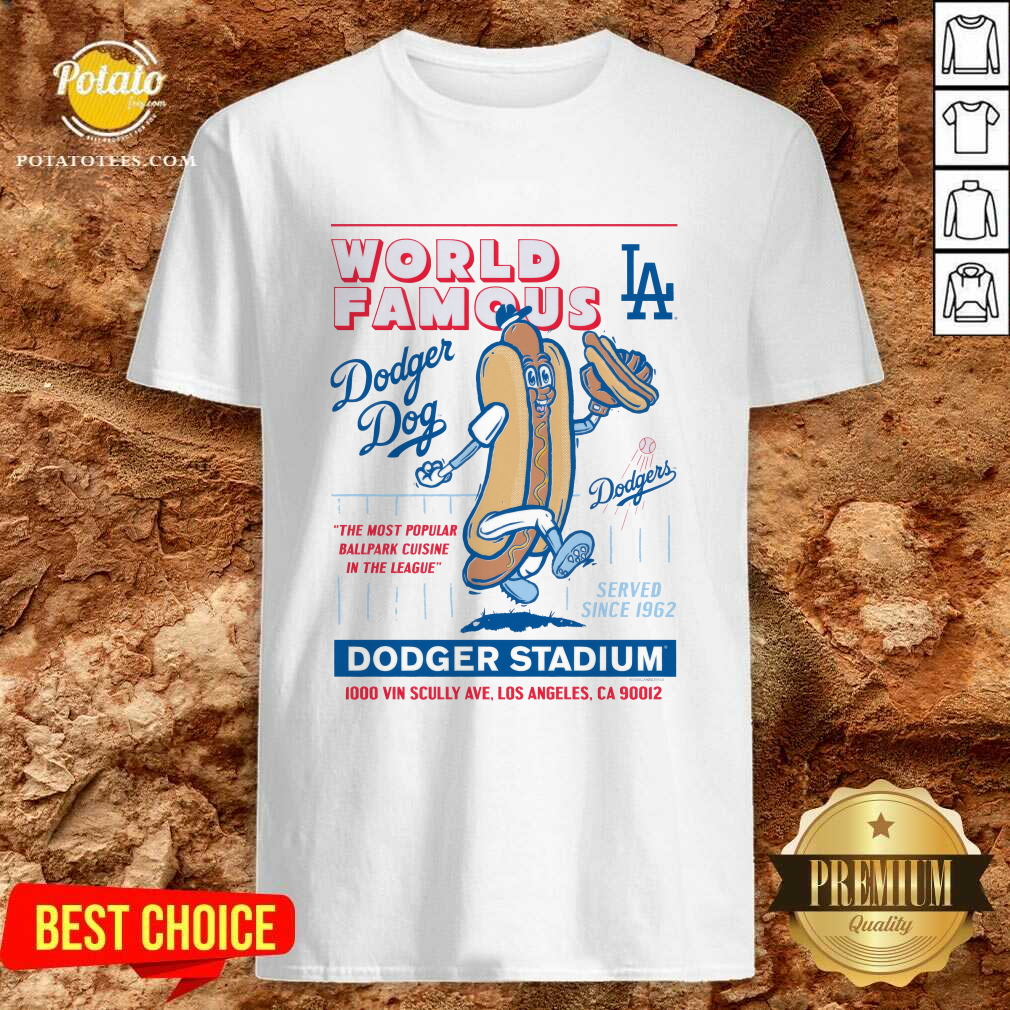 Dodger Dog Tee Los Angeles Dodgers T-Shirt Dodger Dog Tee Los Angeles Dodgers T-Shirt