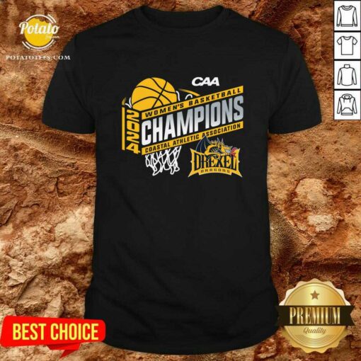 Drexel Dragon 2024 CAA Basketball Conf Tourney Champs T-shirt