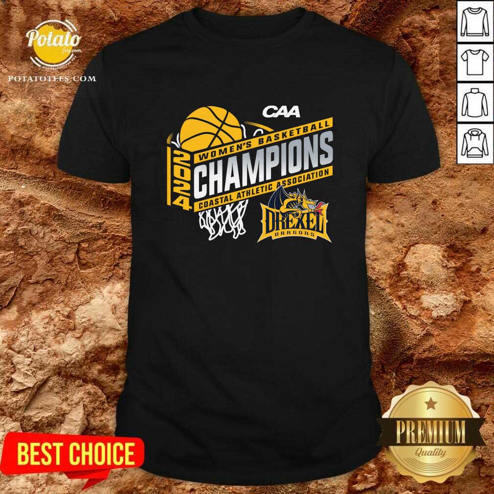 Drexel Dragon 2024 CAA Basketball Conf Tourney Champs T-shirt Drexel Dragon 2024 CAA Basketball Conf Tourney Champs T-shirt