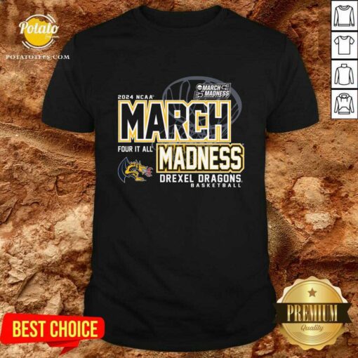 Drexel Dragon 2024 W’s Bball March Madness Participant T-shirt
