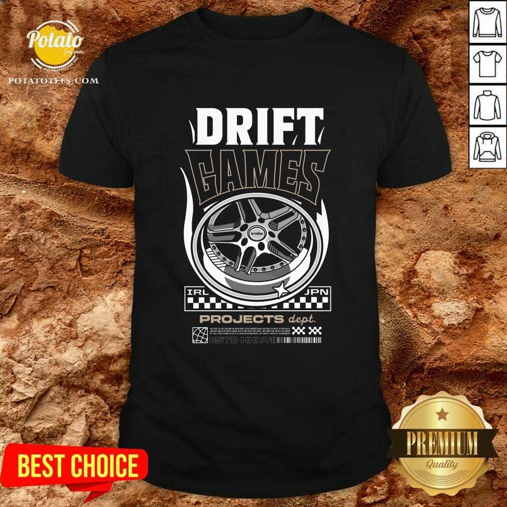 Drift Games Strom Projects Dept T-shirt Drift Games Strom Projects Dept T-shirt