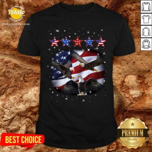 Eagle Five Star America 4th Of July Shirt