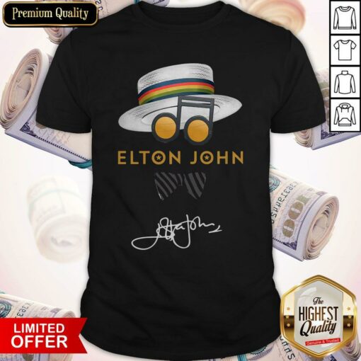 Elton John Hat Signature Shirt