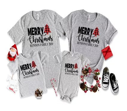 Family Last Name Christmas Shirts Family Last Name Christmas Shirts