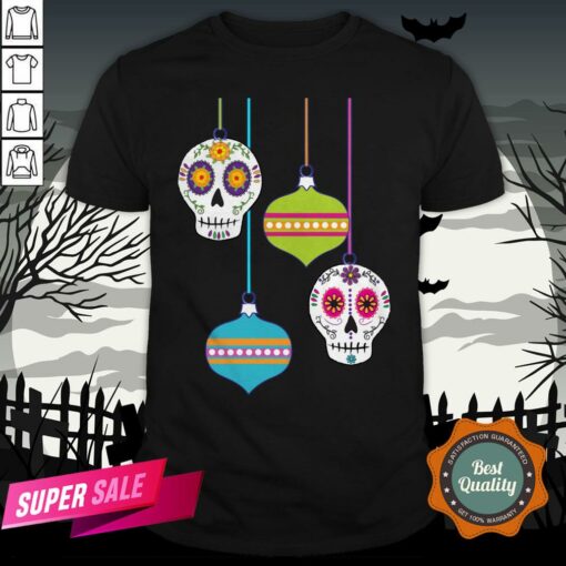 Feliz Navidad Sugar Skull Day Of The Dead Shirt