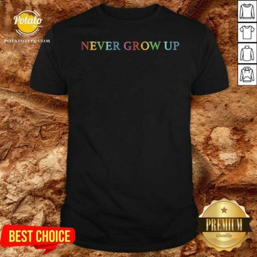 Funny Baylen Levine Merch Never Grow Up Shirt
