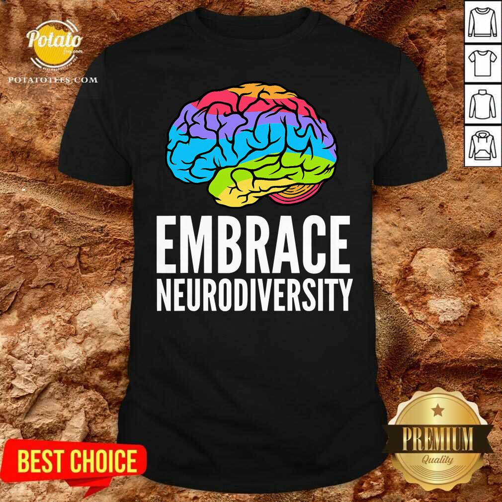 Funny Embrace Neurodiversity Brain Adhd Autism Asd Awareness Shirt Funny Embrace Neurodiversity Brain Adhd Autism Asd Awareness Shirt