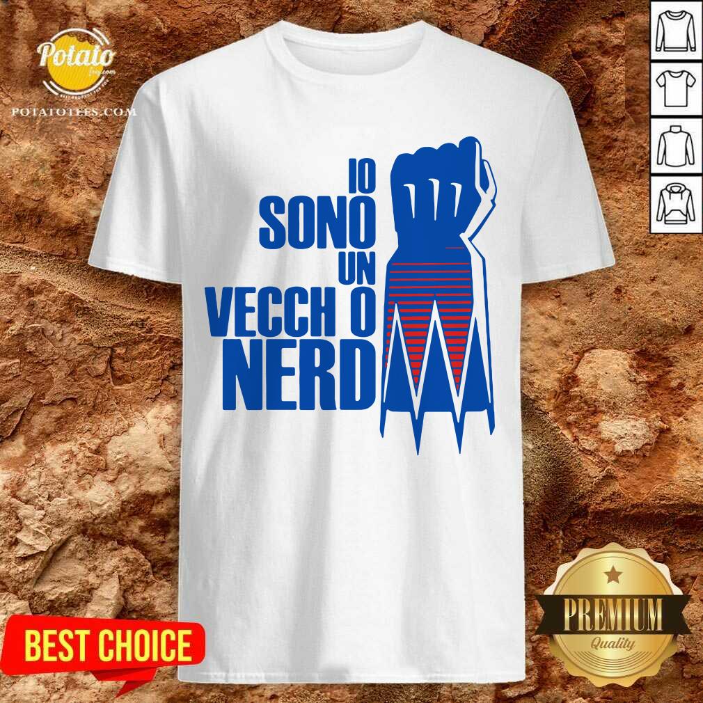 Funny Io Sono Un Vecchio Nerd Shirt Funny Io Sono Un Vecchio Nerd Shirt