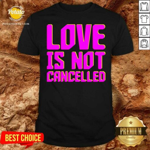 Funny Love Is Not Cancelled 2020 Shirt