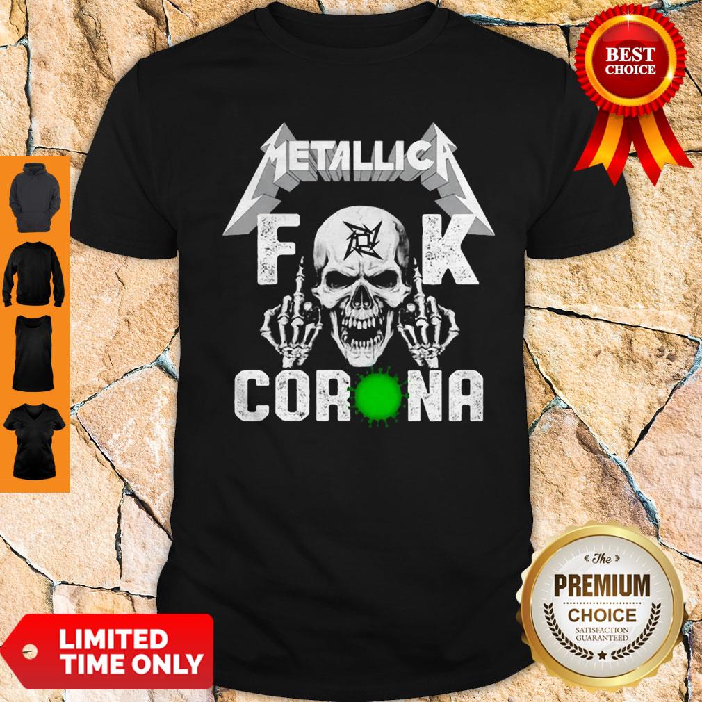 Funny Skull Metallica Fuck Coronavirus Shirt Funny Skull Metallica Fuck Coronavirus Shirt