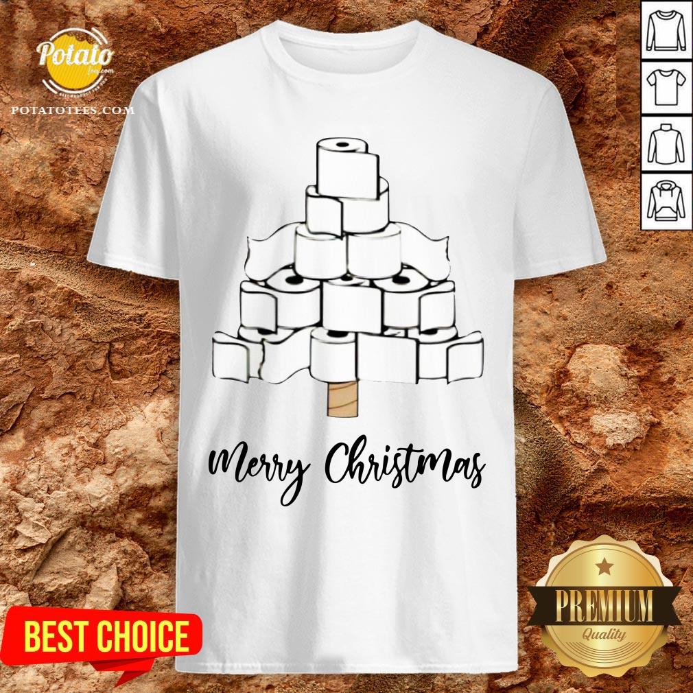 Funny Toilet Paper Christmas Tree Shirt Funny Toilet Paper Christmas Tree Shirt