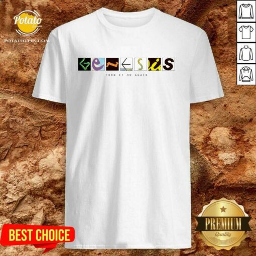 Genesis Turn It On Again Logo T-shirt