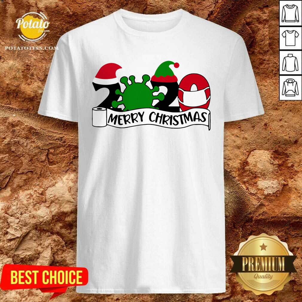 Good 2020 Mask Quarantine Toilet Paper Merry Christmas Shirt Good 2020 Mask Quarantine Toilet Paper Merry Christmas Shirt