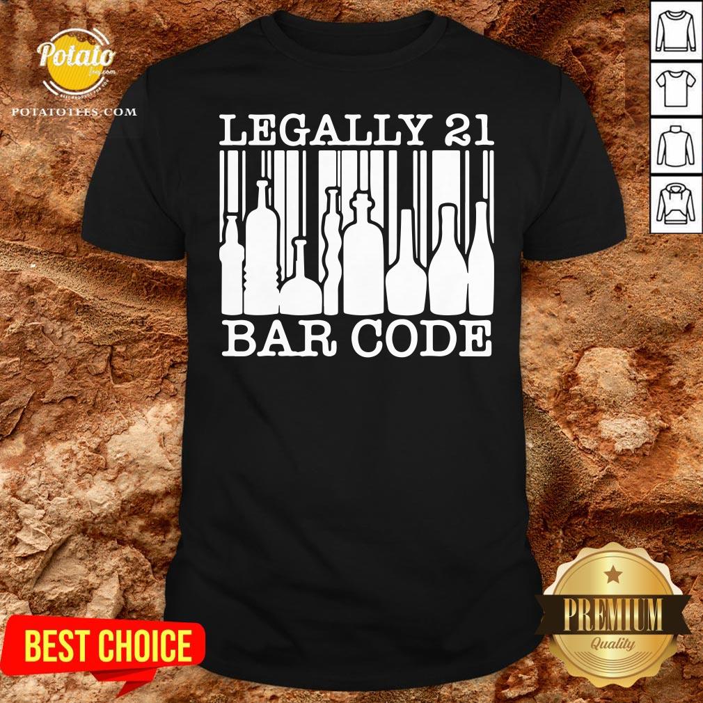 Good 21st Birthday Boys Girls Cool Legally 21 Barcode Shirt Good 21st Birthday Boys Girls Cool Legally 21 Barcode Shirt