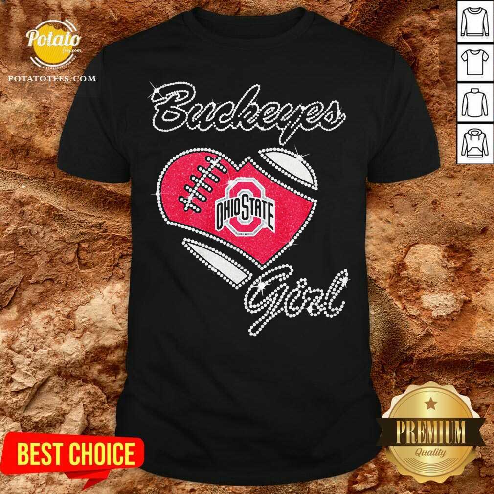 Good Diamond Heart Ohio State Buckeyes Girl Shirt Good Diamond Heart Ohio State Buckeyes Girl Shirt