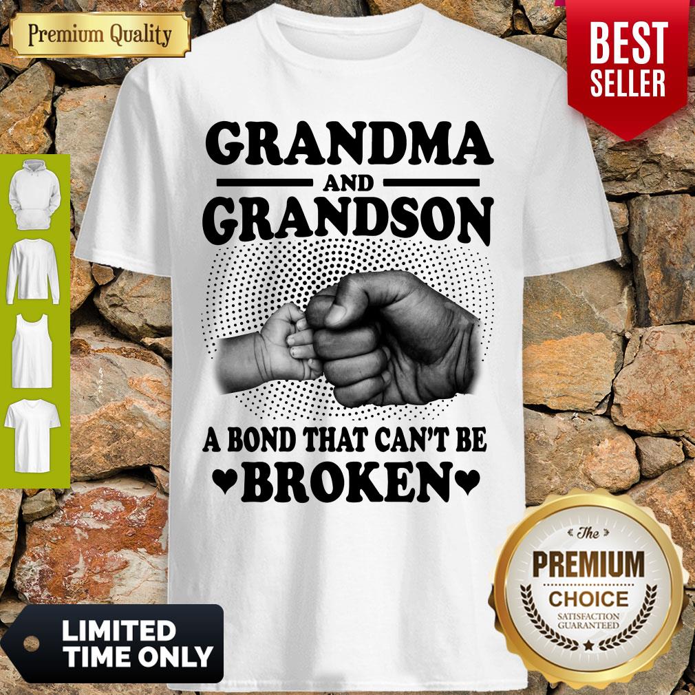 Good Grandma And Grandson A Bond That Can’t Be Broken White Version Shirt Good Grandma And Grandson A Bond That Can’t Be Broken White Version Shirt