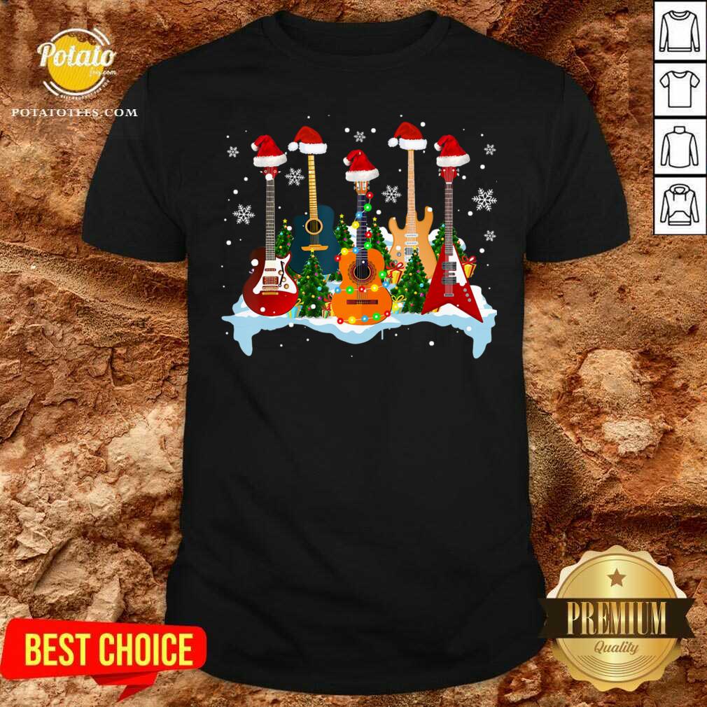 Good Guitar Hat Santa Merry Christmas 2020 Shirt Good Guitar Hat Santa Merry Christmas 2020 Shirt