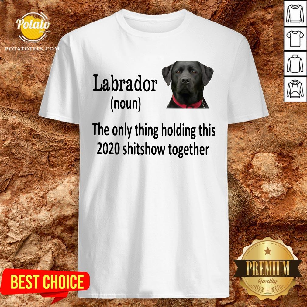 Good Labrador The Only Thing Holding This 2020 Shitshow Together Shirt Good Labrador The Only Thing Holding This 2020 Shitshow Together Shirt