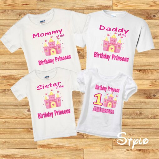 Princess Birthday Family Shirts
