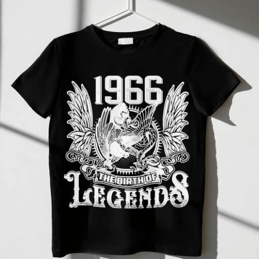 1966 The Birth Of Legends Vintage Memories T-Shirt