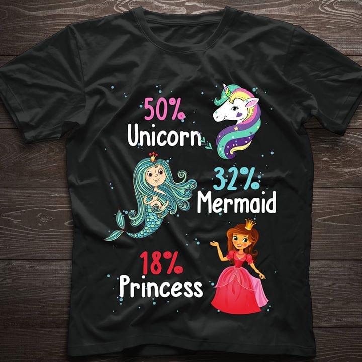 50 Unicorn 32 Marmaid 18 Princess Fairy Tale Shirt 50 Unicorn 32 Marmaid 18 Princess Fairy Tale Shirt