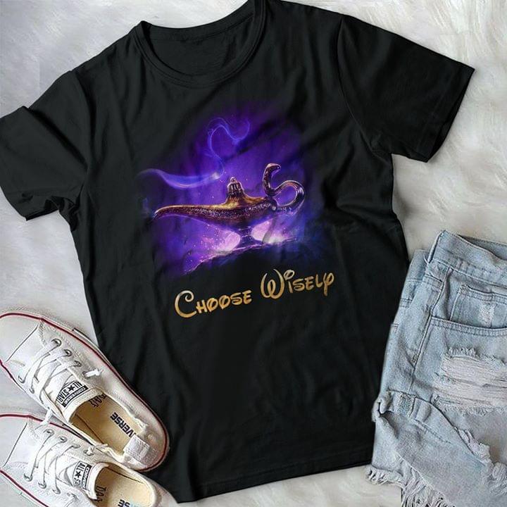 Aladin's Magic Lamp Choose Wiseup Shirt Aladin's Magic Lamp Choose Wiseup Shirt
