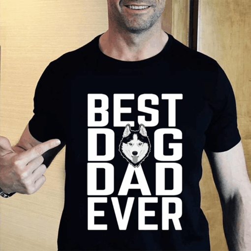 Alaska Dog Best Dog Dad Ever Shirt
