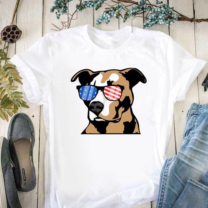America Pit Bull Dog Love Shirt America Pit Bull Dog Love Shirt