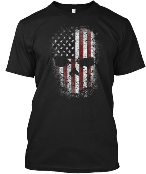 American Blurring Cool Skull Shirt American Blurring Cool Skull Shirt