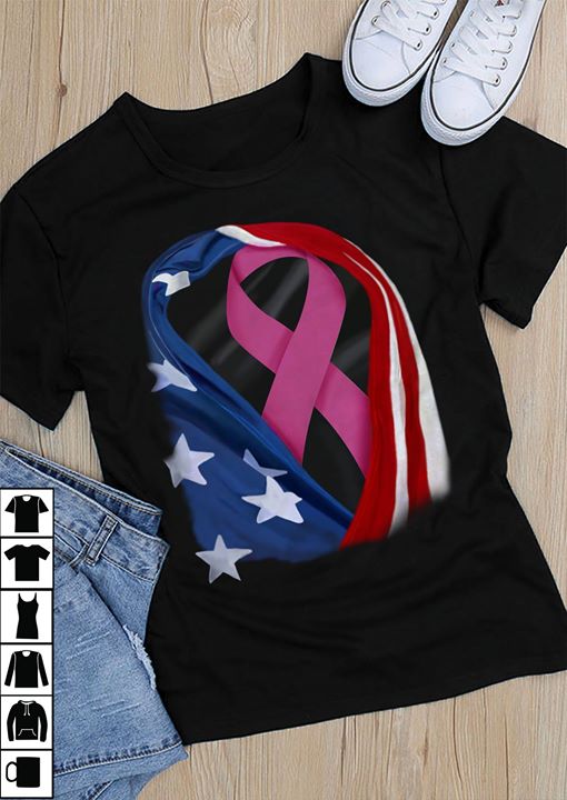 American Flag And Cancer Fighting For Life Shirt American Flag And Cancer Fighting For Life Shirt