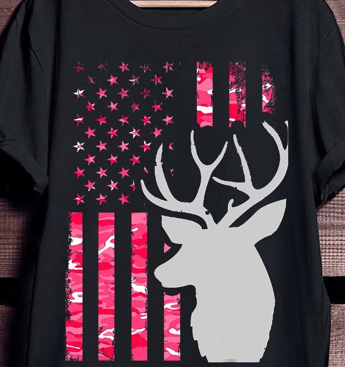 American Girl Hunting Shirt – Cute Deer Hunting T-Shirt for Women American Girl Hunting Shirt – Cute Deer Hunting T-Shirt for Women