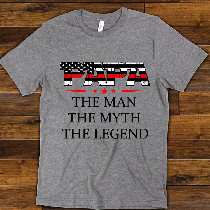American Papa The Man The Myth The Legend Shirt American Papa The Man The Myth The Legend Shirt