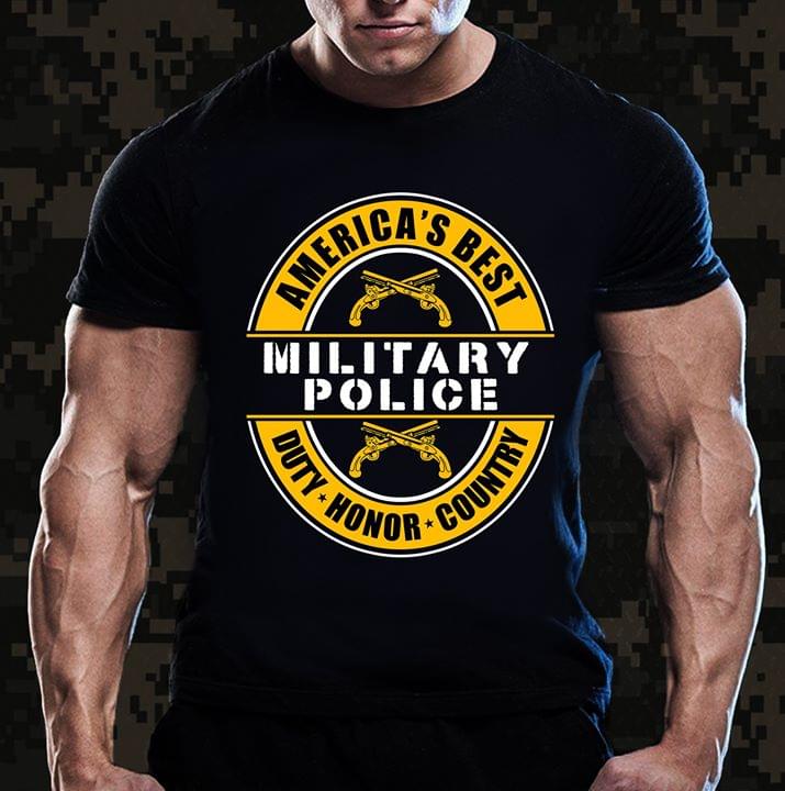 America's Best Military Police Duty Honor Country Shirt America's Best Military Police Duty Honor Country Shirt