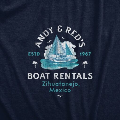Andy And Red’s Boat Rentals Zihuatanejo Mexico 1967 T-Shirt Sweatshirt Hoodie