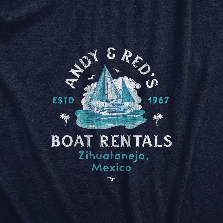 Andy And Red's Boat Rentals Zihuatanejo Mexico 1967 T-Shirt Sweatshirt Hoodie Andy And Red's Boat Rentals Zihuatanejo Mexico 1967 T-Shirt Sweatshirt Hoodie
