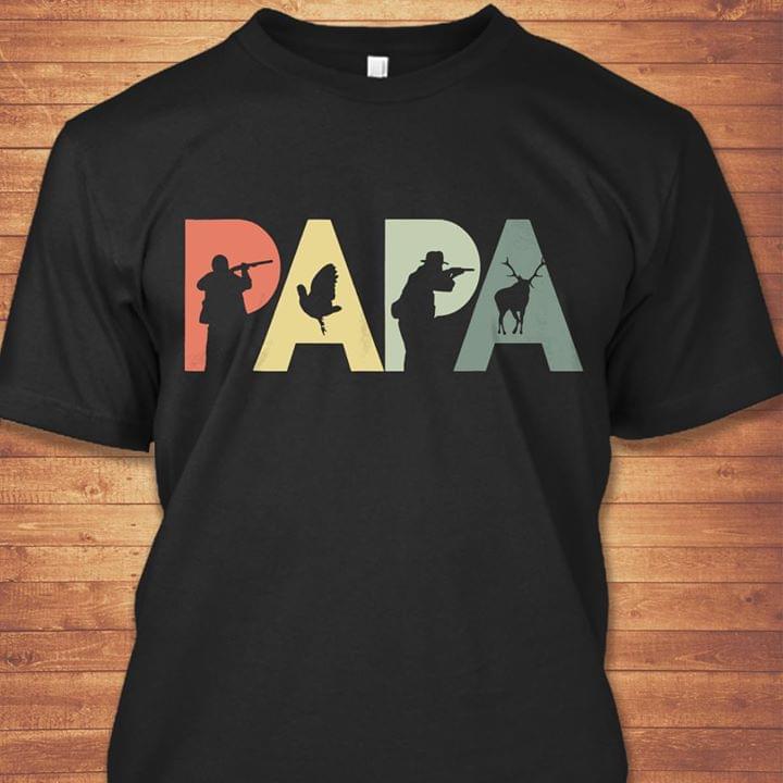 Animal Hunting Papa Shirt Animal Hunting Papa Shirt