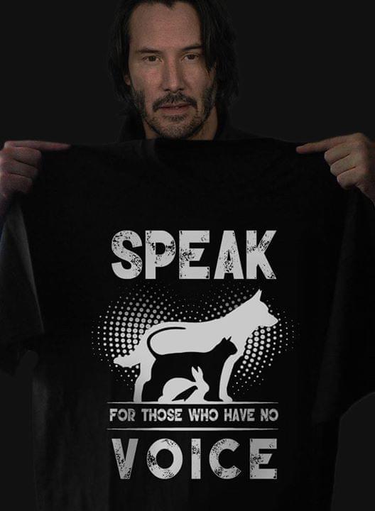 Animal Speak For Those Who Have No Voice Shirt Animal Speak For Those Who Have No Voice Shirt