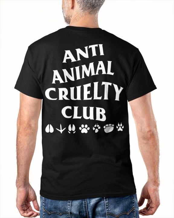 Anti Animal Cruelty Club Animal Footprints Shirt Anti Animal Cruelty Club Animal Footprints Shirt