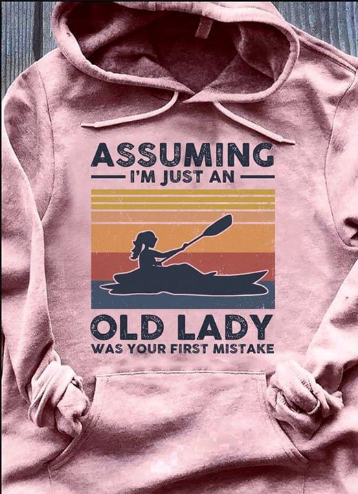 Assuming I'm Just An Old Lady Vintage Water Sport T-Shirt Assuming I'm Just An Old Lady Vintage Water Sport T-Shirt