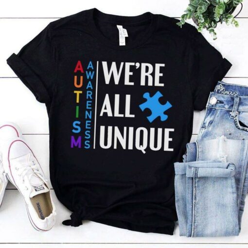 Autism Awareness We’re All Unique Shirt