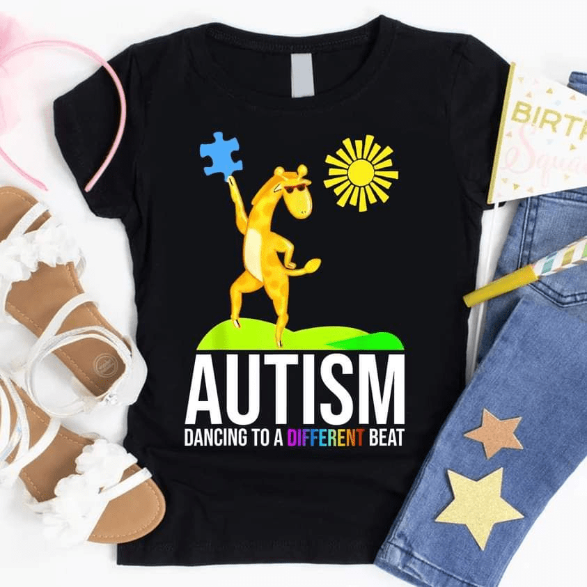Autism Dancing to a Different Beat T-Shirt Autism Dancing to a Different Beat T-Shirt