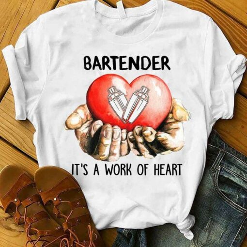 Bartender Today’s Mood Cranky With A Touch Of Pshyco Shakers Shirt