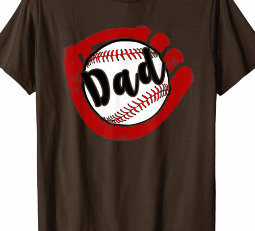 Baseball Dad And Son The Simple Love Family Father’s Day Shirt