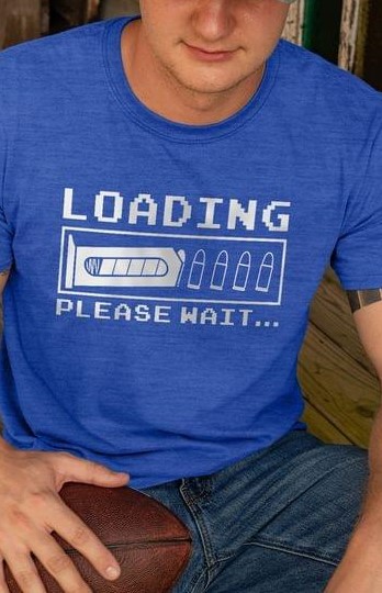 Basic Loading Please Wait Bullet Shirt Basic Loading Please Wait Bullet Shirt